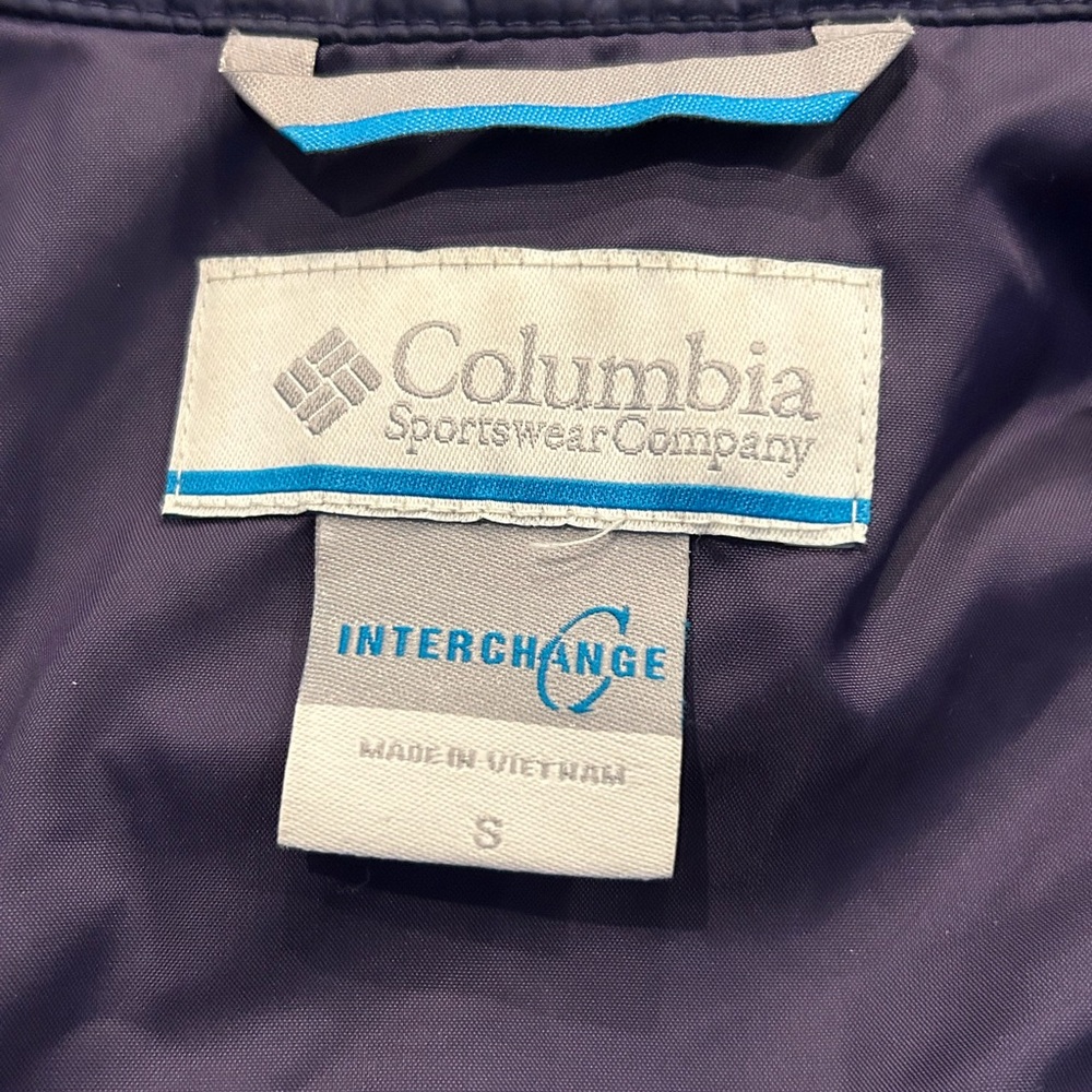 Columbia Cabin Chills Interchange 3-in-1 Winter Jacket Blue Women’s Small - Picture 5 of 10